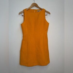 Zara Women's Vibrant Orange Mini Dress | Size Small | NWT